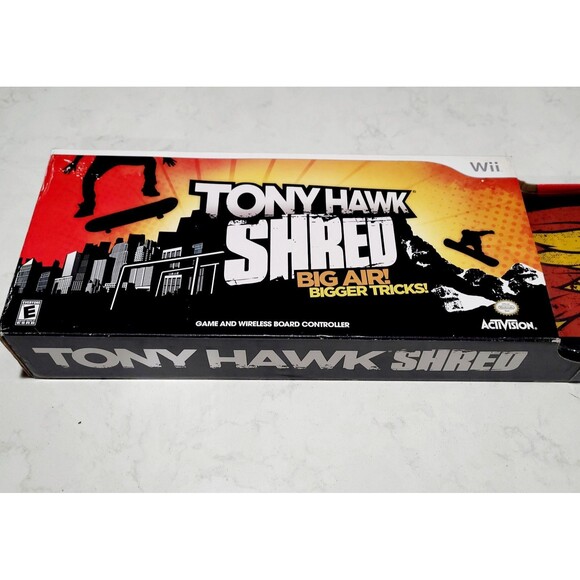 Wii Tony Hawk Shred Skateboard Bundle Game Dongle Wireless Board Controller NEW - Picture 6 of 12
